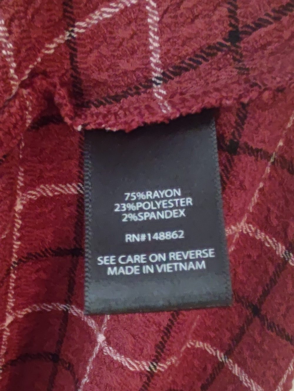 TORRID SIZE 1 / 1X Brown Plaid Gauze Long Bell Sleeve Mini Shirt Dress, Buttons - Picture 7 of 8